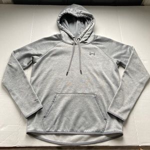Womens Under Armour  Storm Hoodie Sweatshirt  Size Small Gray w Thumb Holes